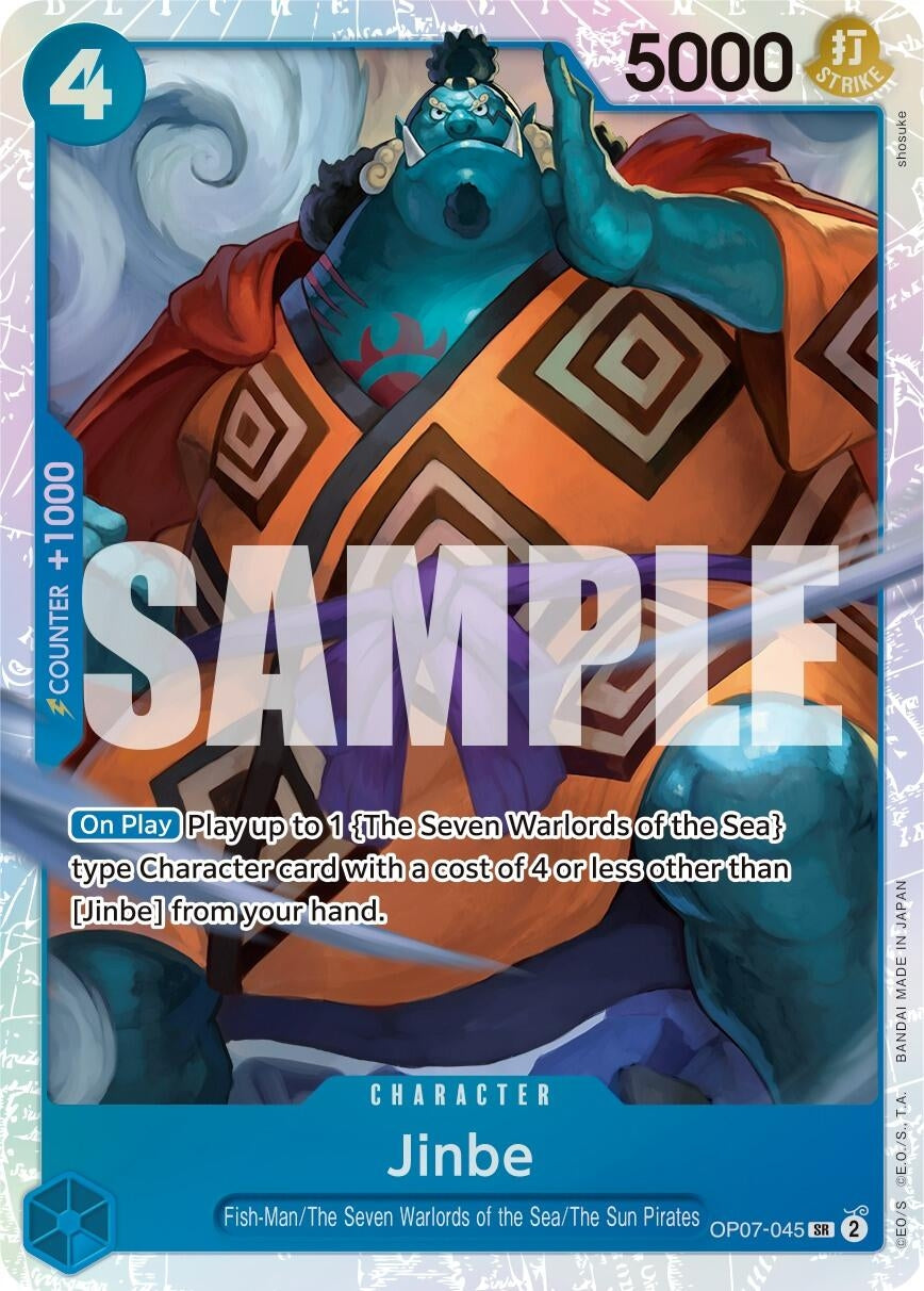 Image for Jinbe (045) (OP07-045) - One Piece Card Game