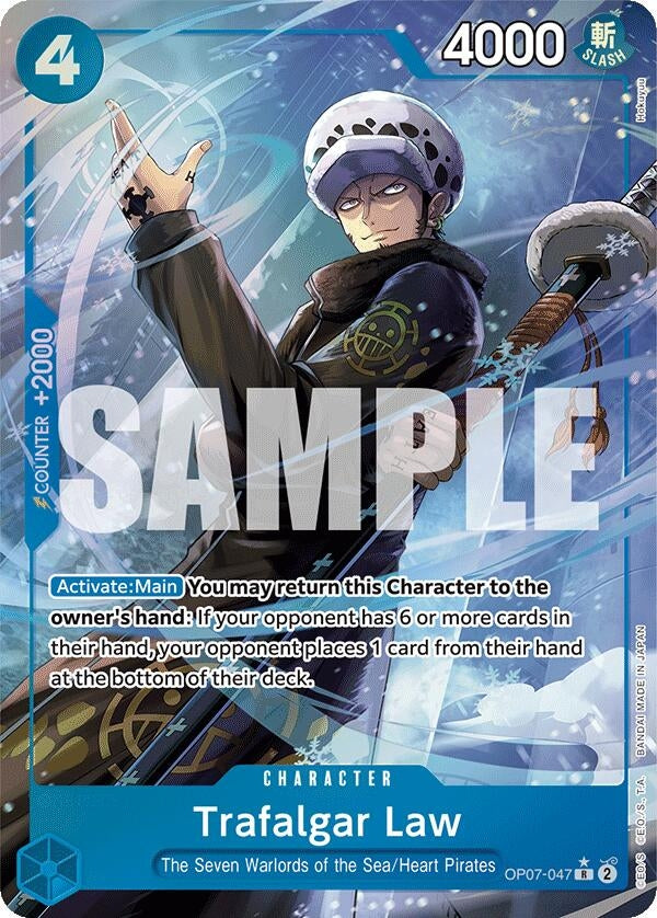 Image for Trafalgar Law (047) (Parallel) (OP07-047) - One Piece Card Game