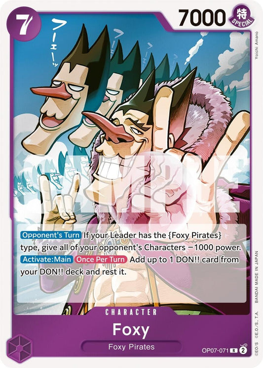 Image for Foxy (071) (OP07-071) - One Piece Card Game