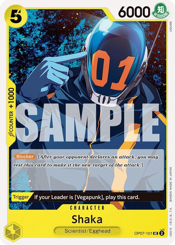 Image for Shaka (OP07-101) - One Piece Card Game