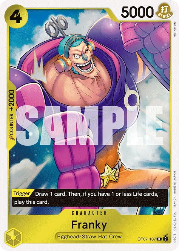 Image for Franky (OP07-107) - One Piece Card Game