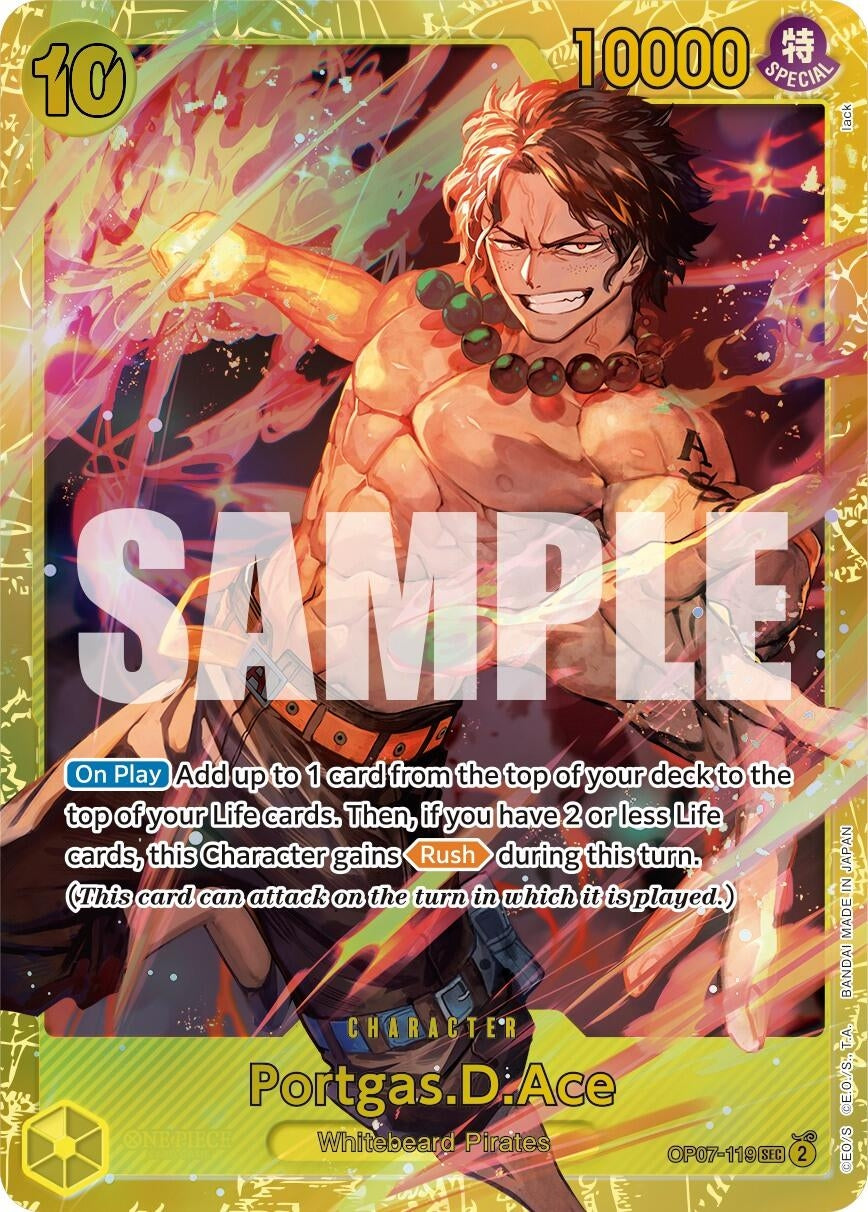 Image for Portgas.D.Ace (119) (OP07-119) - One Piece Card Game