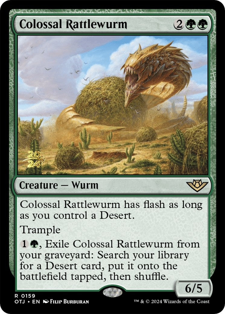 Image for Colossal Rattlewurm (159) - Magic: The Gathering