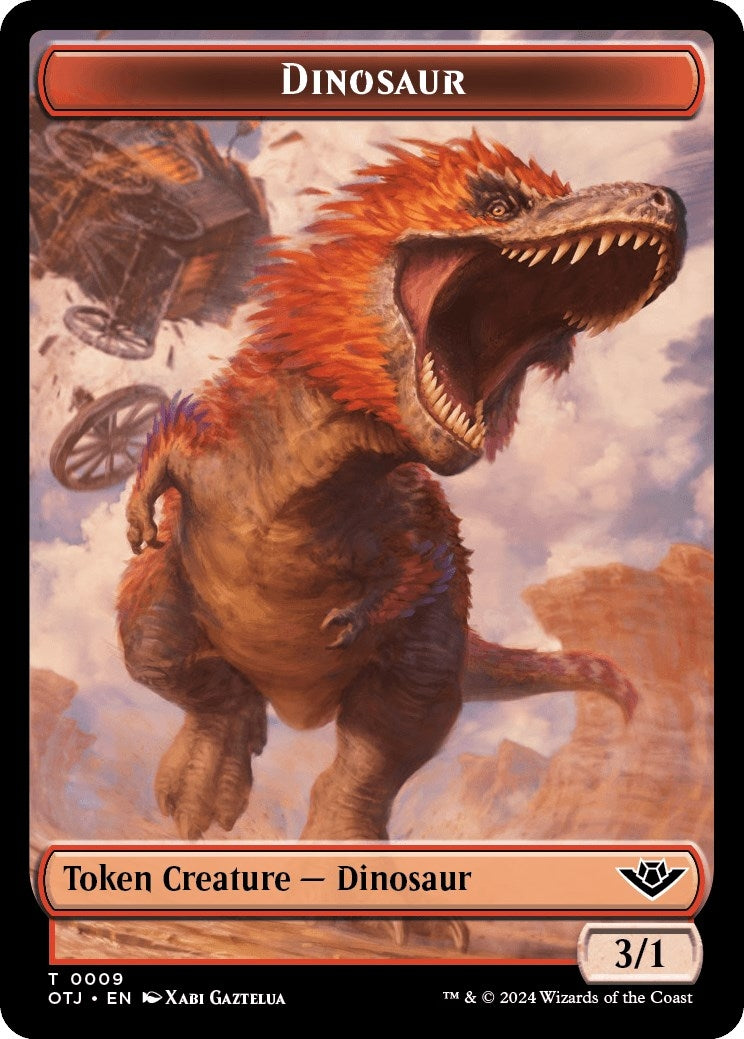 Image for Dinosaur Token (9) - Magic: The Gathering