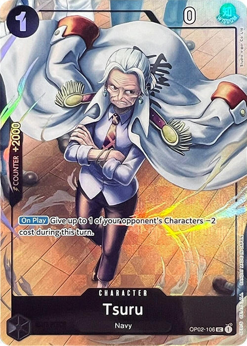 Image for Tsuru (Premium Card Collection -Best Selection Vol. 1-) (OP02-106) - One Piece Card Game