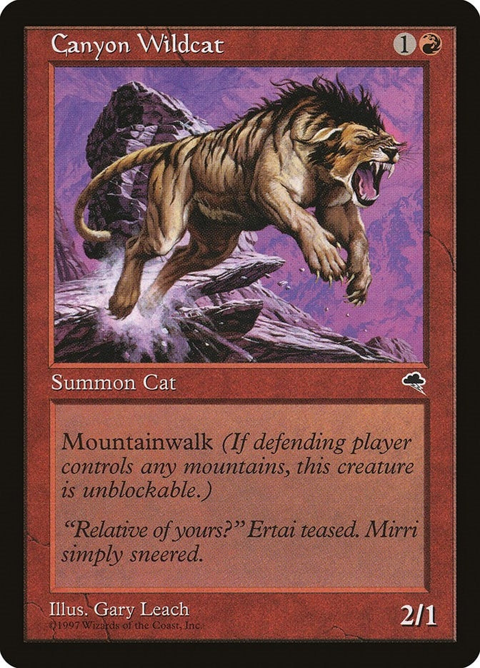 Image for Canyon Wildcat (167) - Magic: The Gathering