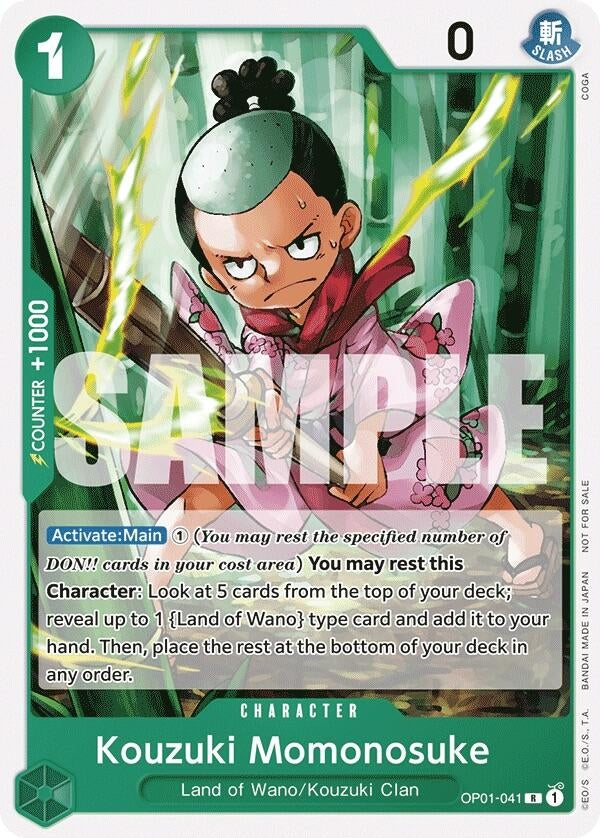 Image for Kouzuki Momonosuke (Tournament Pack Vol. 7) (OP01-041) - One Piece Card Game