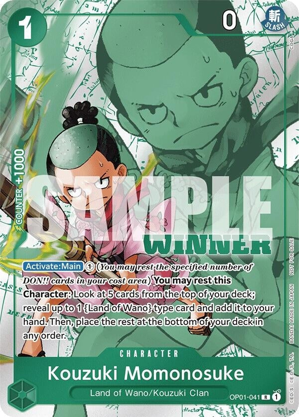 Image for Kouzuki Momonosuke (Winner Pack Vol. 7) (OP01-041) - One Piece Card Game