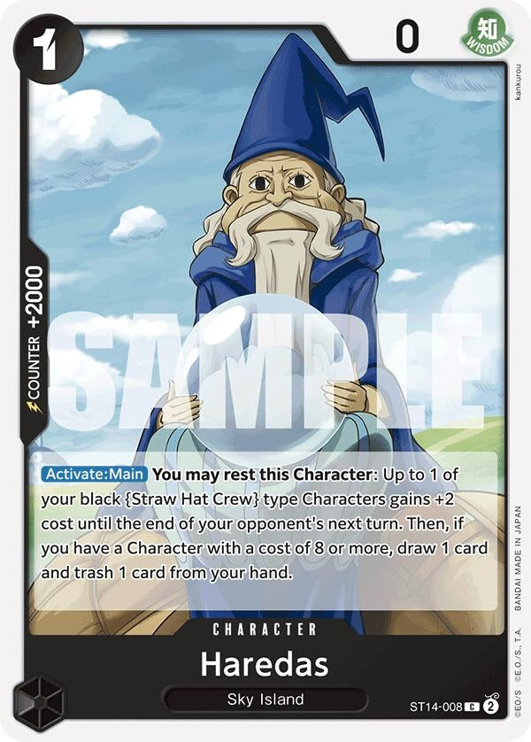 Image for Haredas (ST14-008) - One Piece Card Game