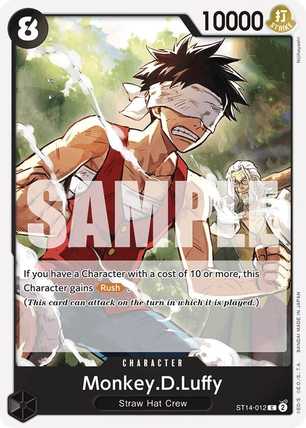 Image for Monkey.D.Luffy (012) (ST14-012) - One Piece Card Game