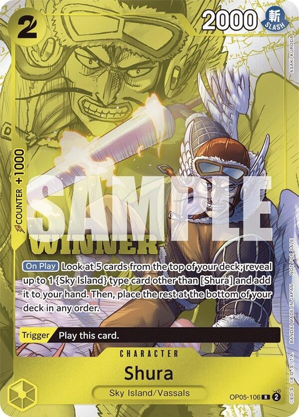 Image for Shura (Winner Pack Vol. 7) (OP05-106) - One Piece Card Game