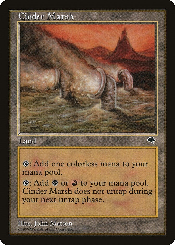 Image for Cinder Marsh (317) - Magic: The Gathering