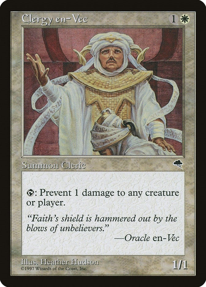 Image for Clergy en-Vec (14) - Magic: The Gathering
