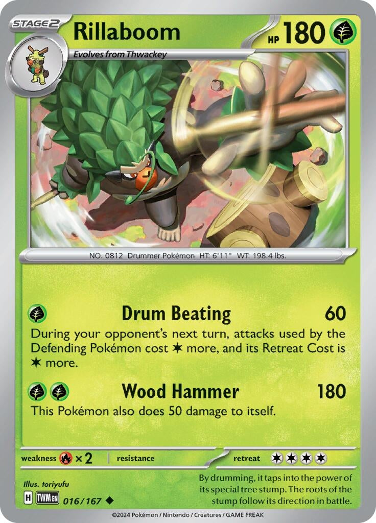 Image for Rillaboom (016/167) - Pokemon