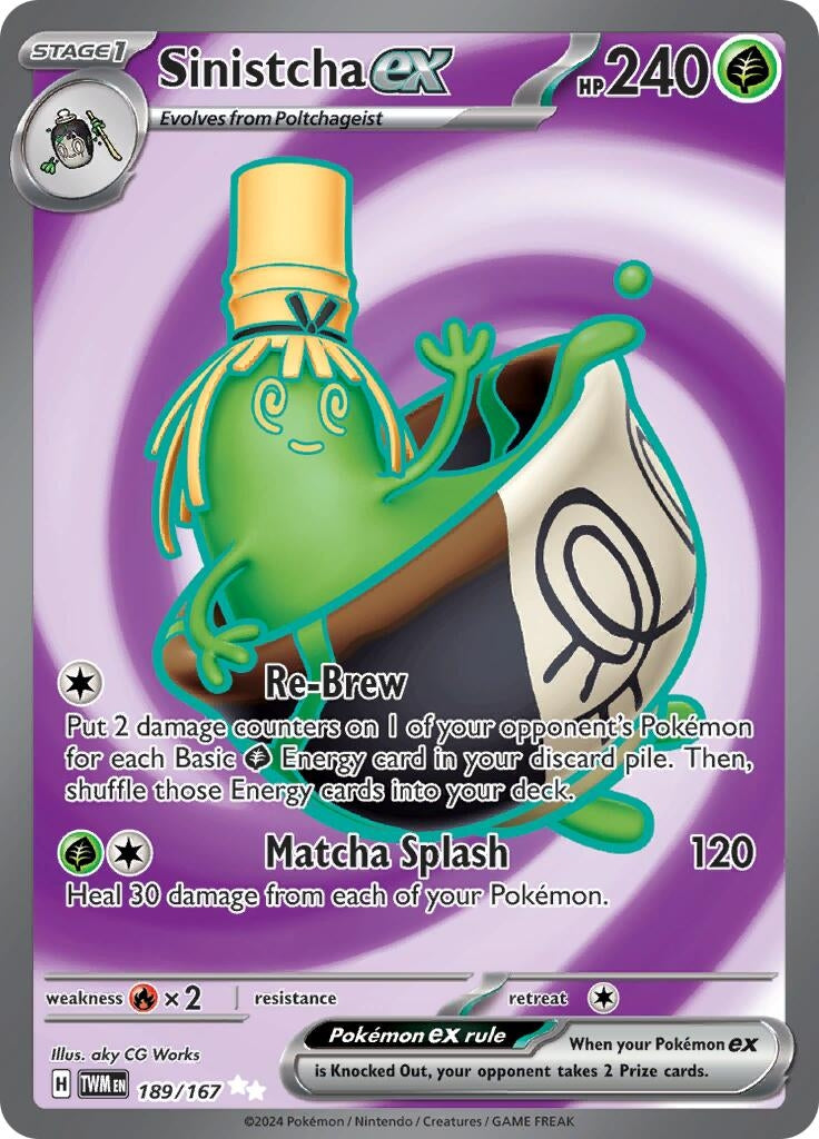 Image for Sinistcha ex (189/167) - Pokemon