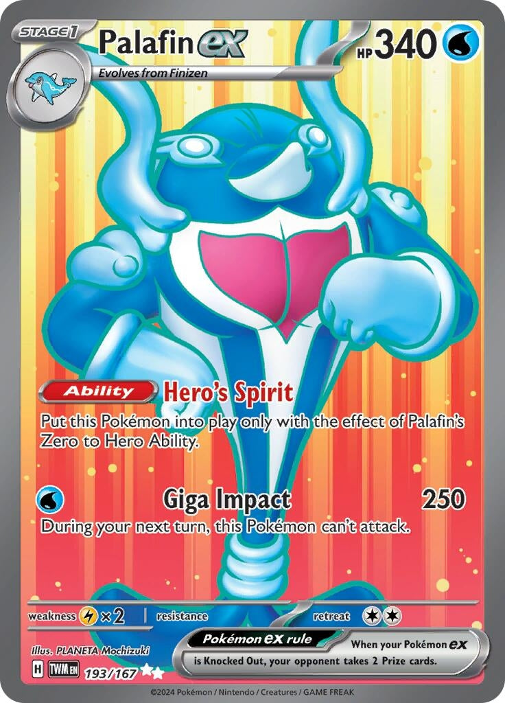 Image for Palafin ex (193/167) - Pokemon