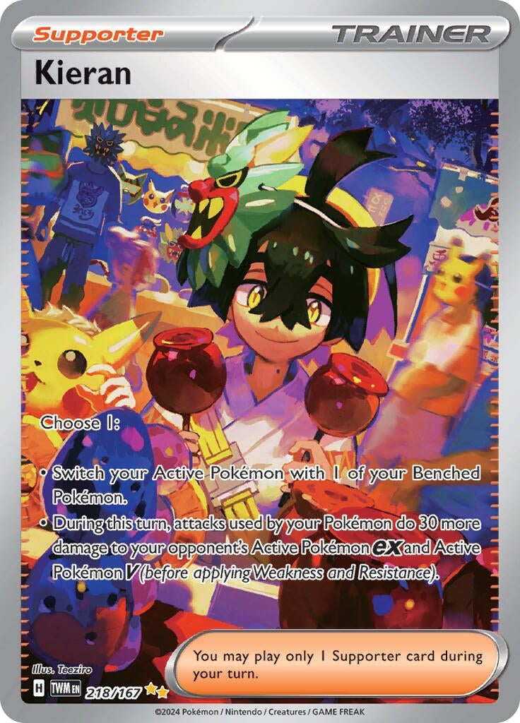 Image for Kieran (218/167) - Pokemon