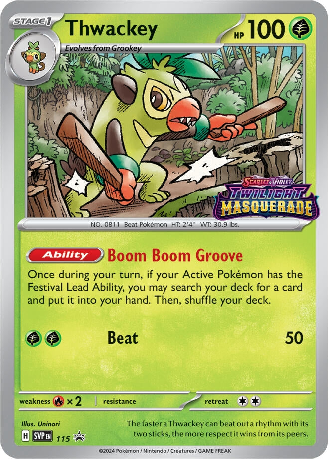 Image for Thwackey - 115 (115) - Pokemon