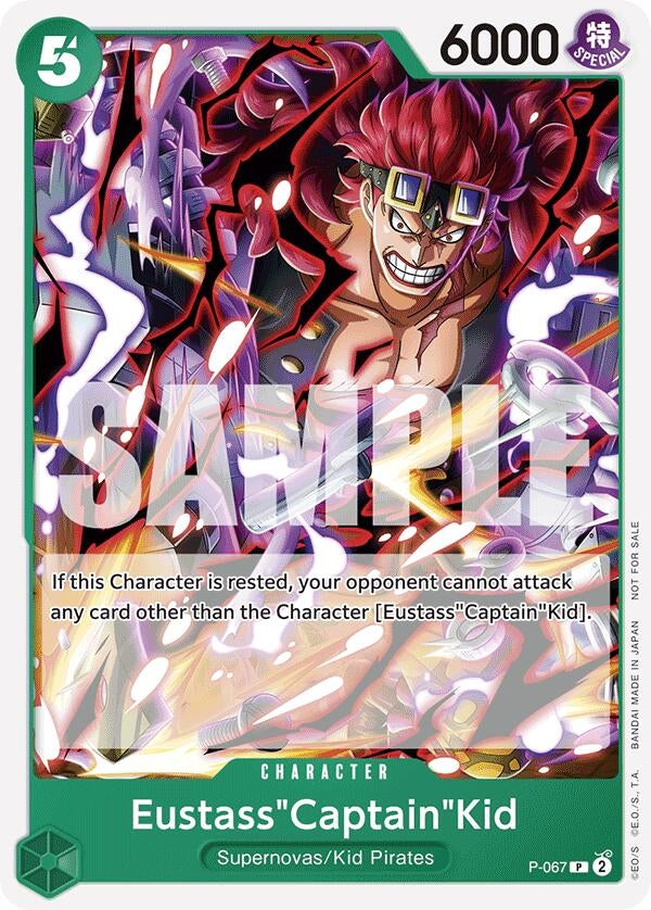 Image for Eustass"Captain"Kid (OP-07 Pre-Release Tournament) (P-067) - One Piece Card Game