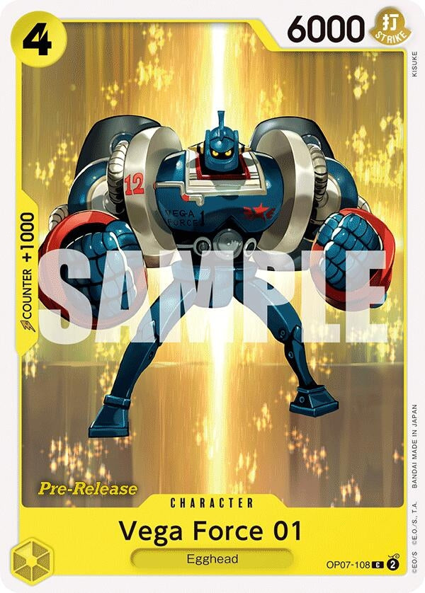 Image for Vega Force 01 (OP07-108) - One Piece Card Game