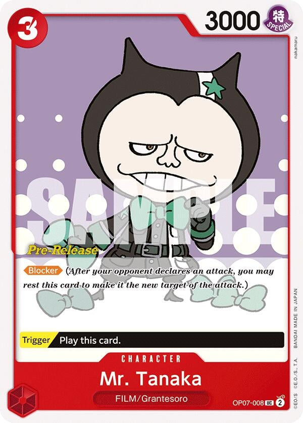 Image for Mr. Tanaka (OP07-008) - One Piece Card Game