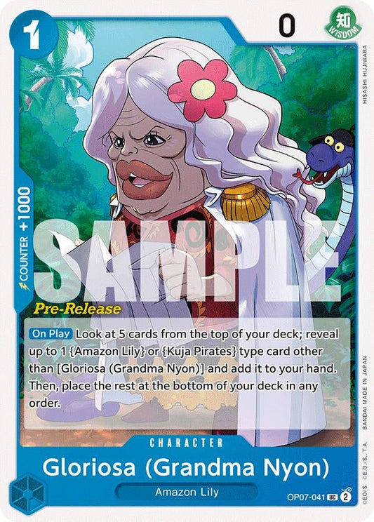 Image for Gloriosa (Grandma Nyon) (OP07-041) - One Piece Card Game