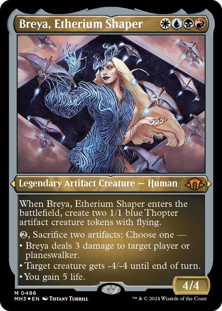 Image for Breya, Etherium Shaper (Foil Etched) (486) - Magic: The Gathering