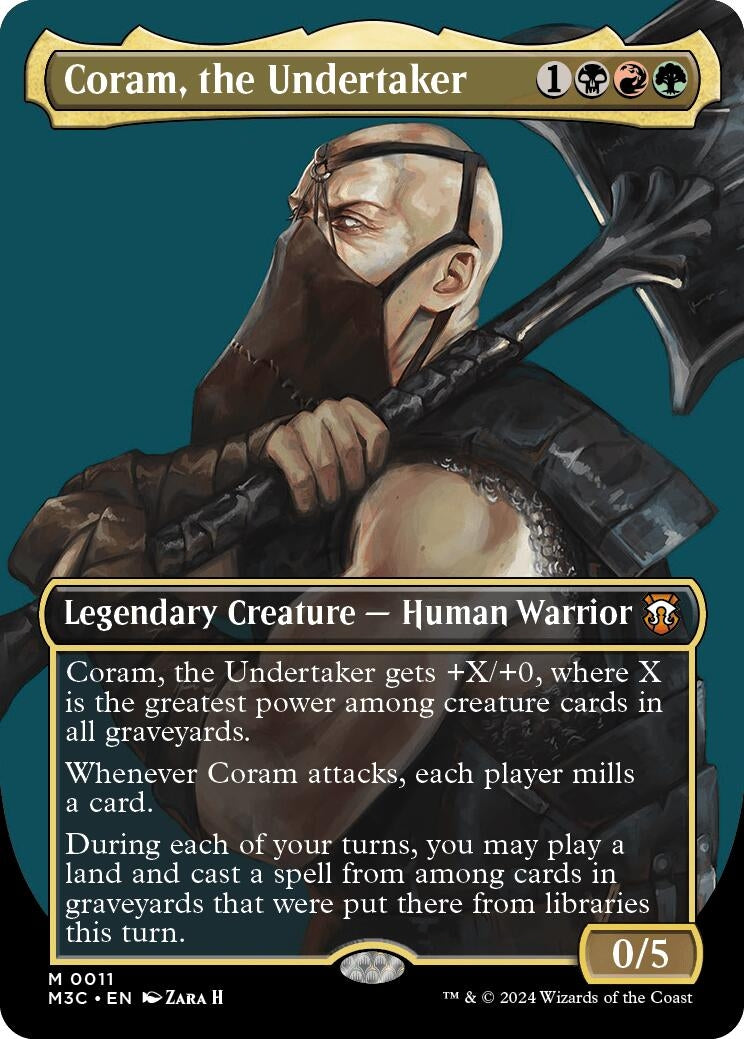 Image for Coram, the Undertaker (Borderless) (11) - Magic: The Gathering