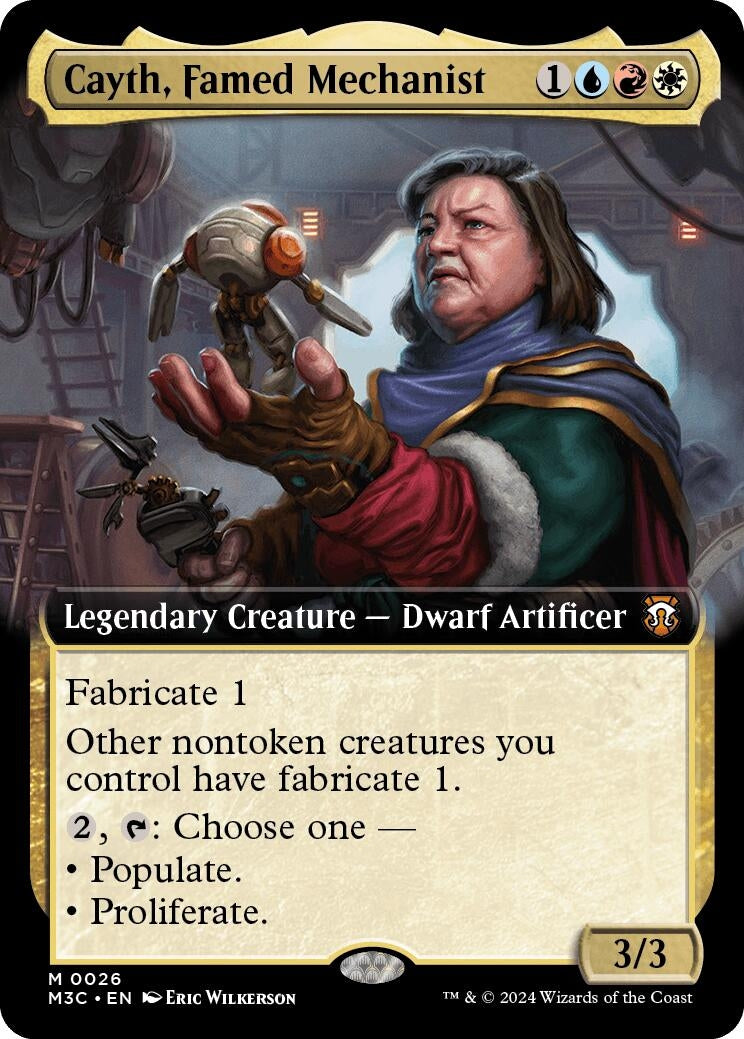 Image for Cayth, Famed Mechanist (Extended Art) (26) - Magic: The Gathering