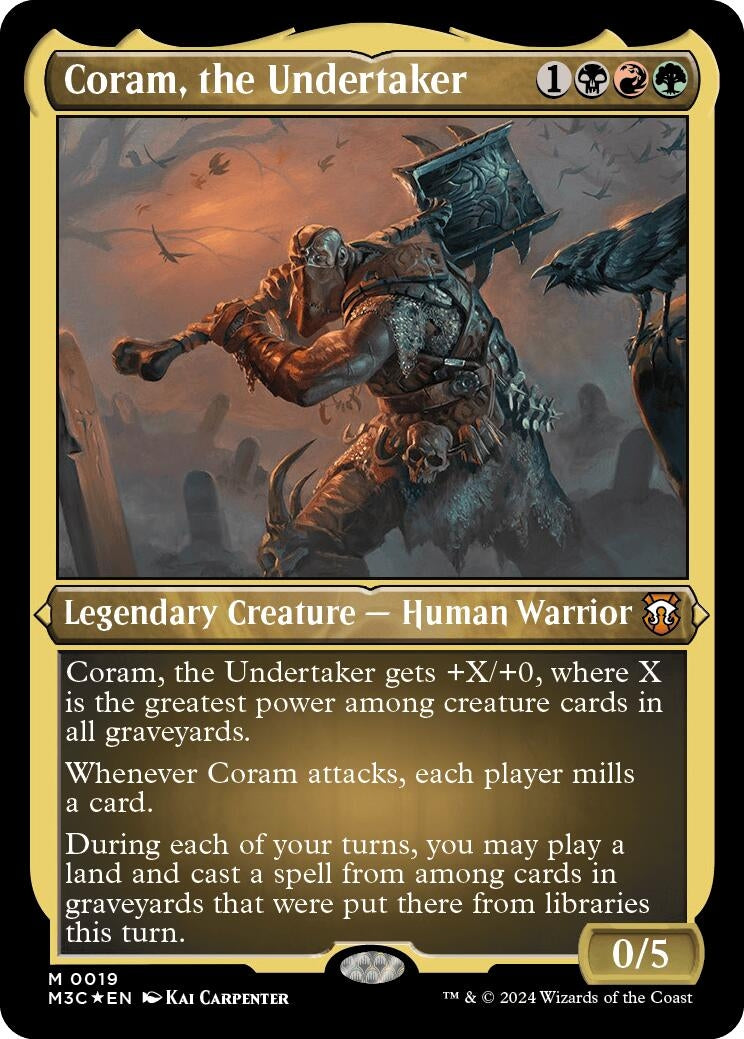 Image for Coram, the Undertaker (Foil Etched) (19) - Magic: The Gathering