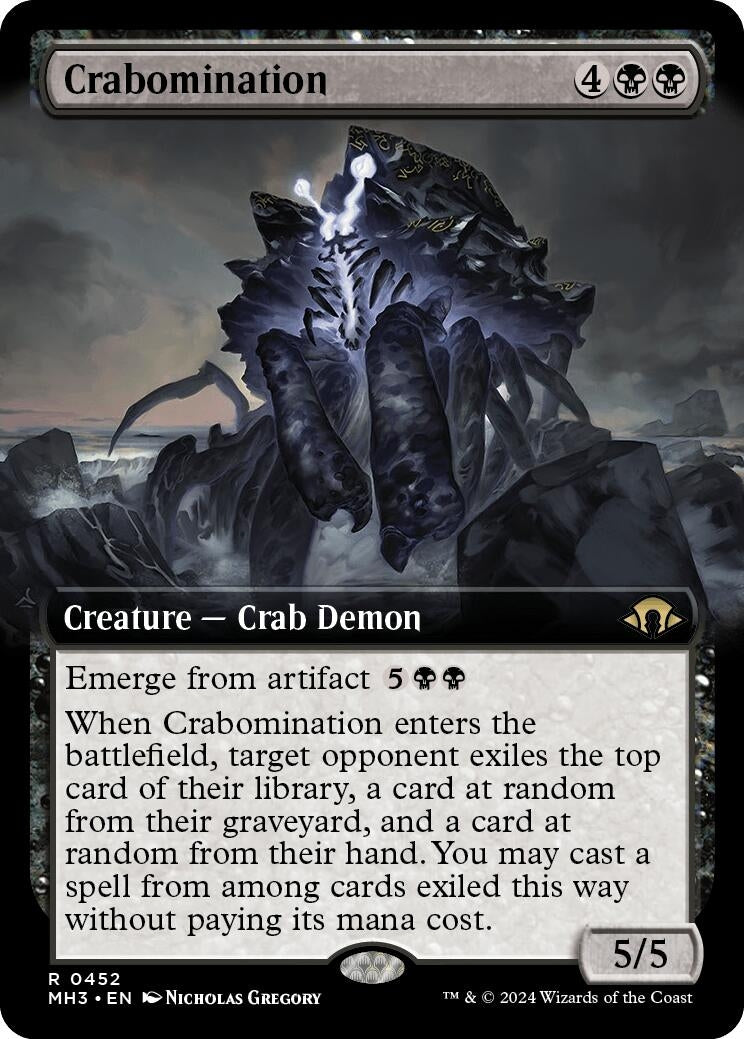Image for Crabomination (Extended Art) (452) - Magic: The Gathering