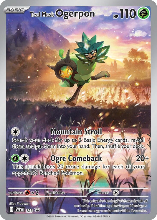 Image for Teal Mask Ogerpon - 123 (123) - Pokemon