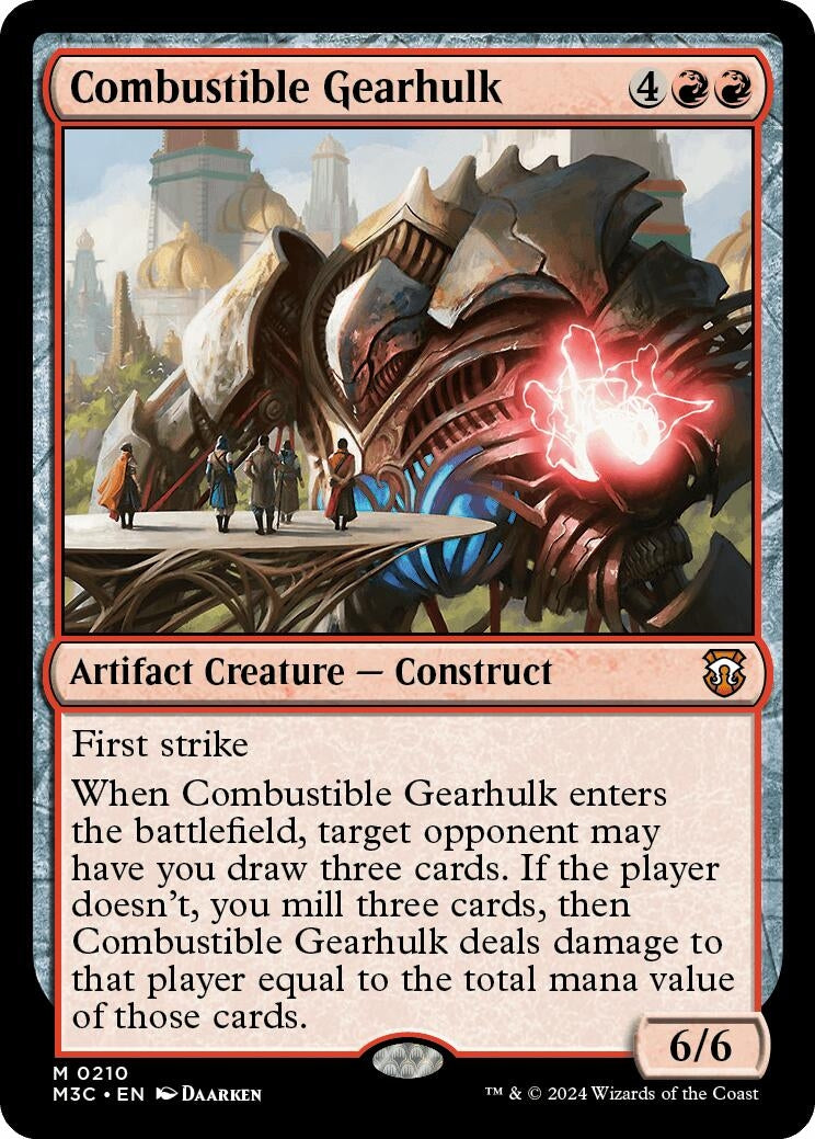 Image for Combustible Gearhulk (210) - Magic: The Gathering