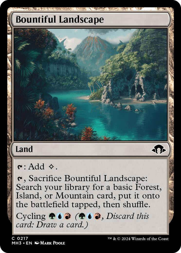 Image for Bountiful Landscape (217) - Magic: The Gathering