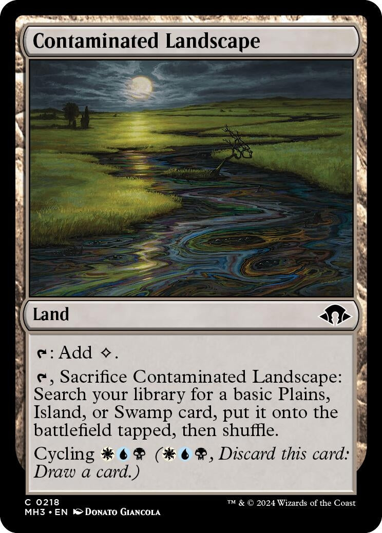 Image for Contaminated Landscape (218) - Magic: The Gathering