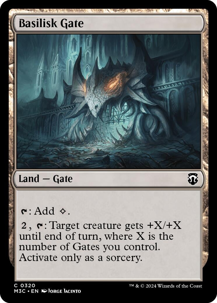 Image for Basilisk Gate (Ripple Foil) (320) - Magic: The Gathering