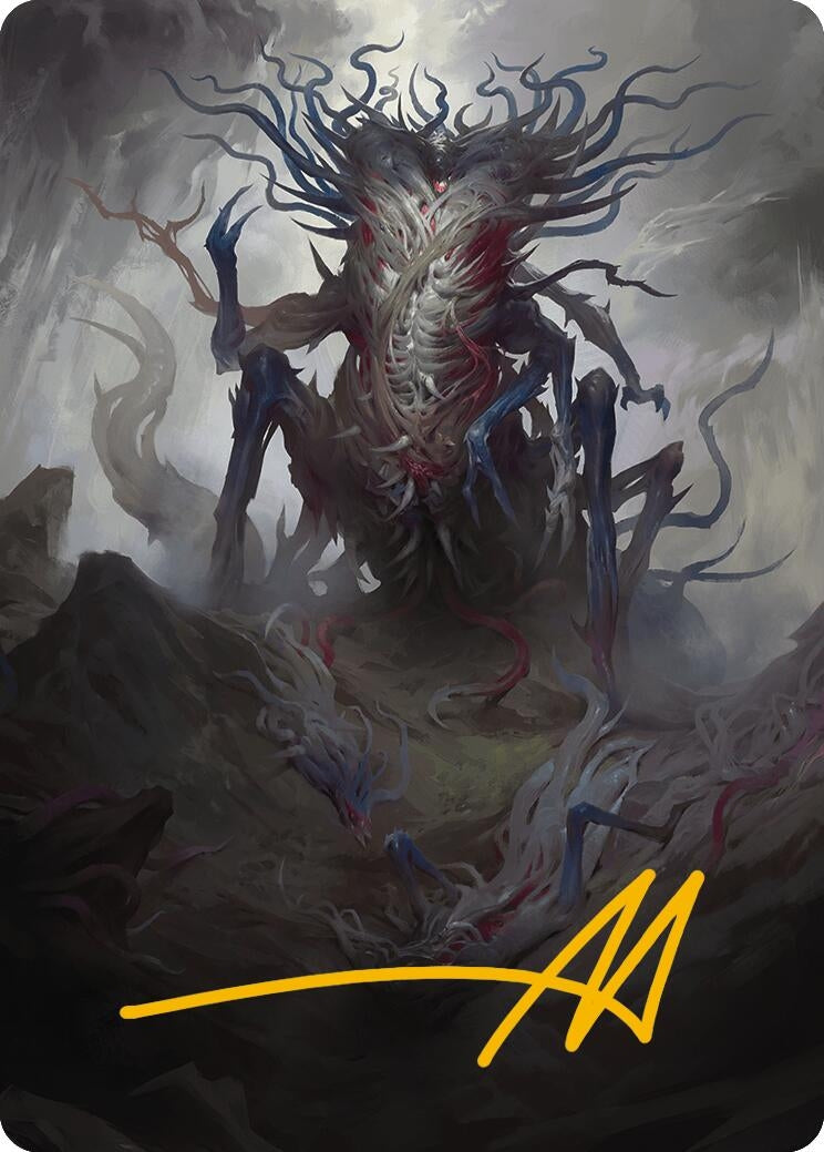 Image for Azlask, the Swelling Scourge Art Card (Gold-Stamped Signature) (25) - Magic: The Gathering