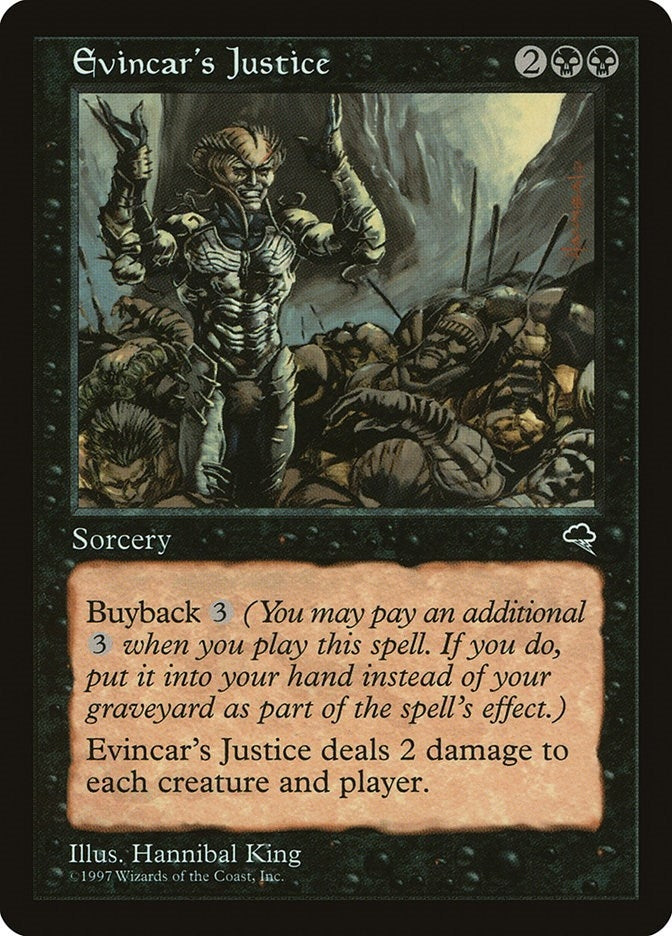 Image for Evincar's Justice (134) - Magic: The Gathering