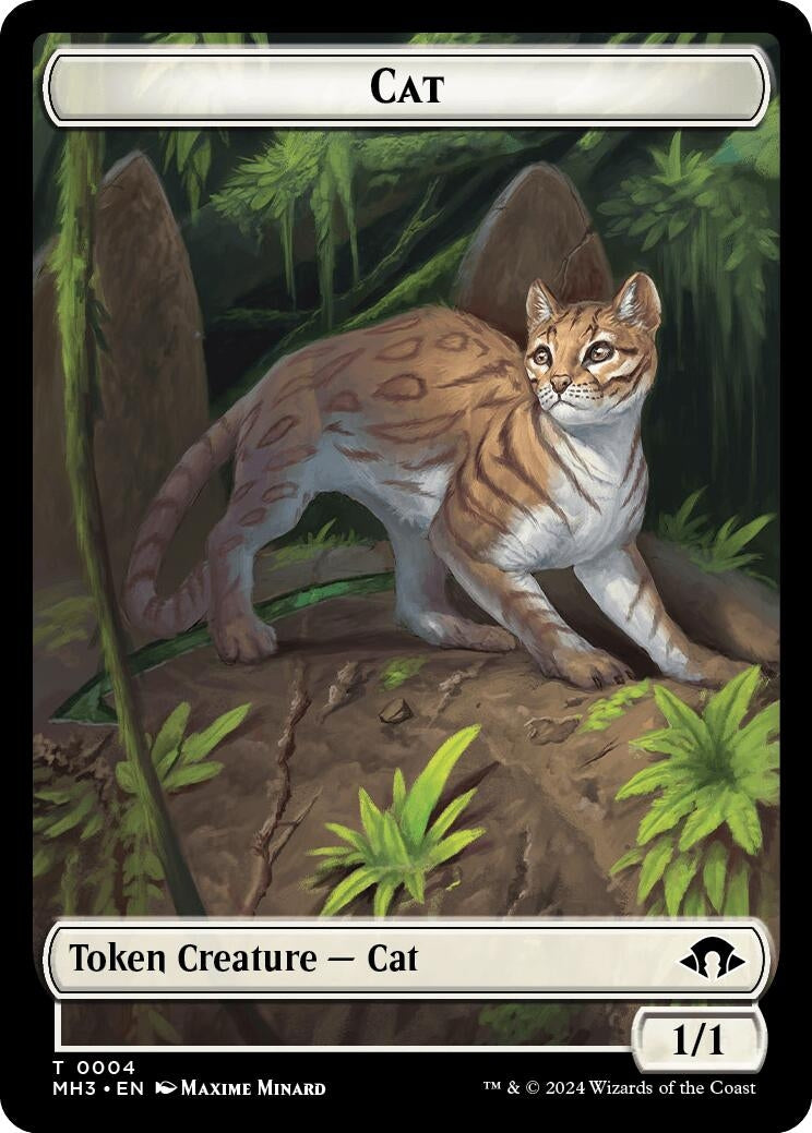 Image for Cat Token (4) - Magic: The Gathering