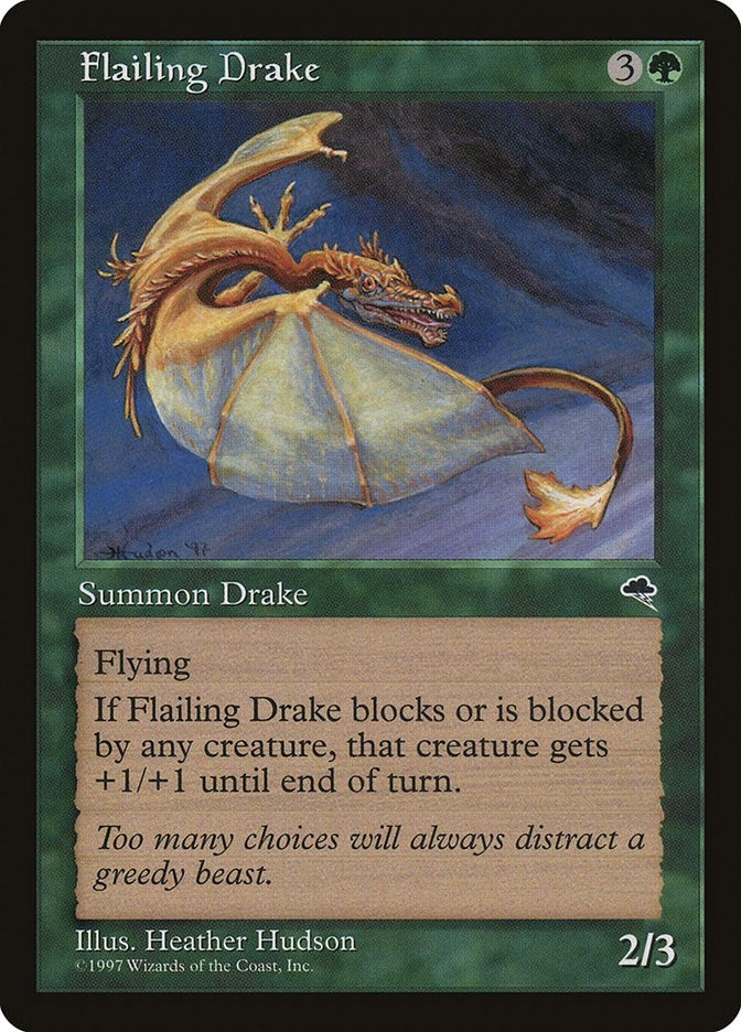 Image for Flailing Drake (227) - Magic: The Gathering