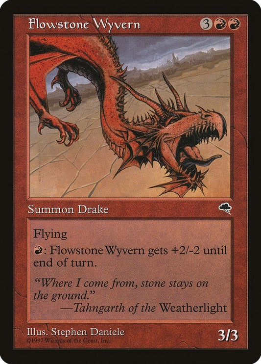 Image for Flowstone Wyvern (176) - Magic: The Gathering