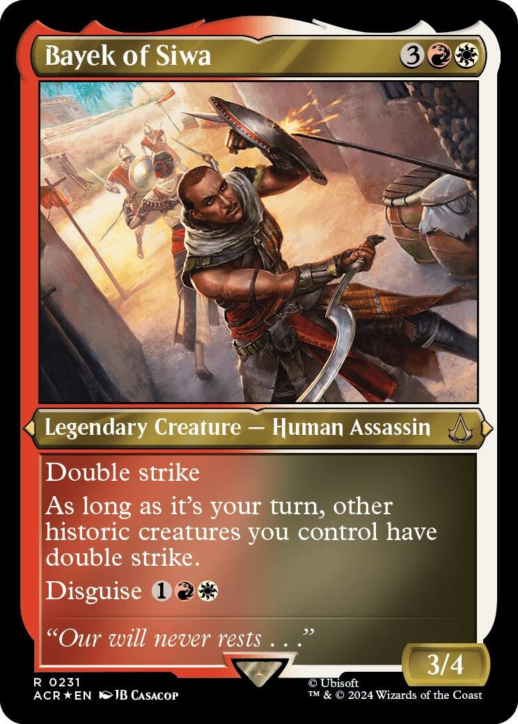 Image for Bayek of Siwa (Foil Etched) (231) - Magic: The Gathering