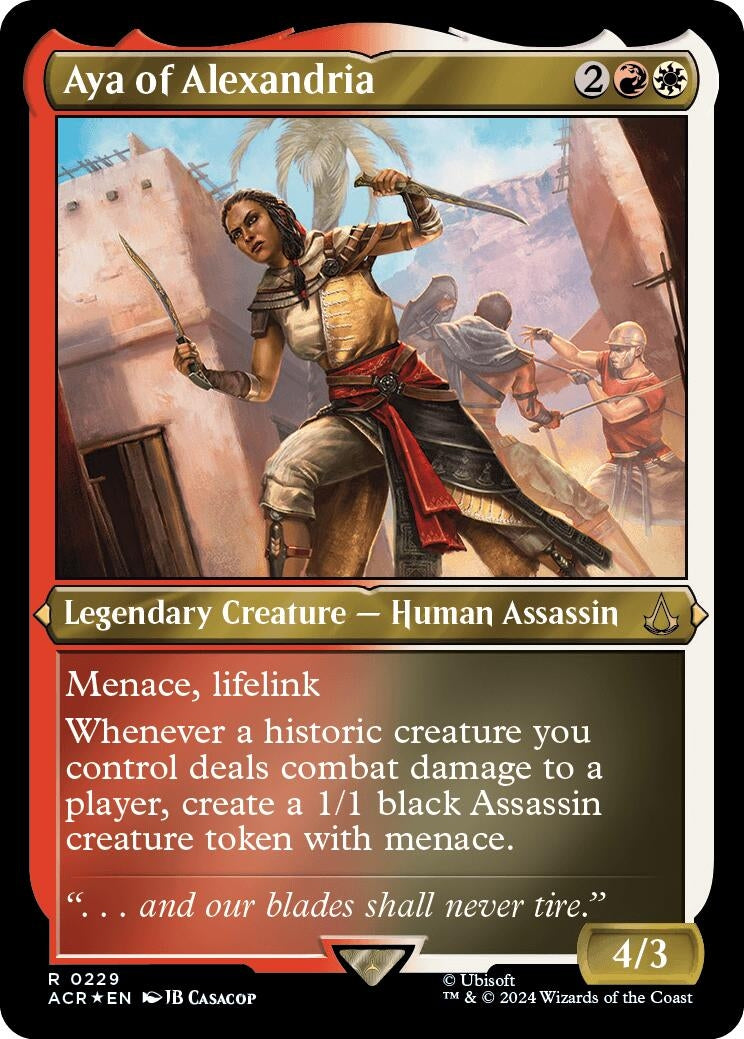 Image for Aya of Alexandria (Foil Etched) (229) - Magic: The Gathering
