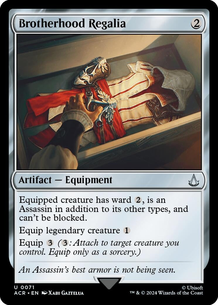 Image for Brotherhood Regalia (71) - Magic: The Gathering