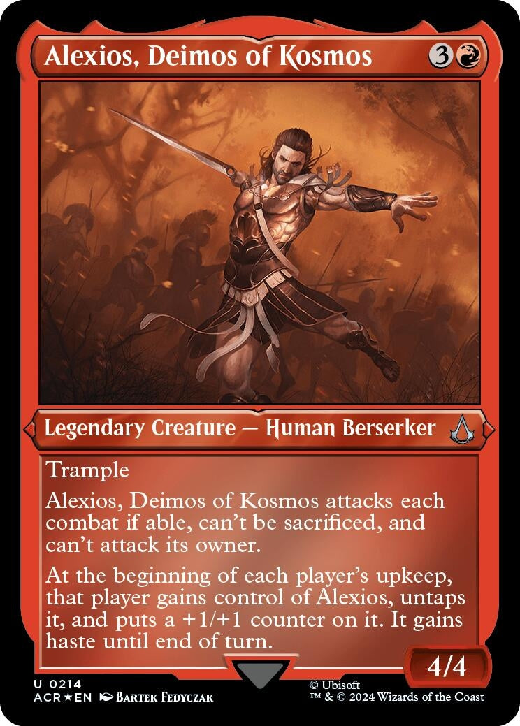 Alexios, Deimos of Kosmos (Foil Etched) (214)