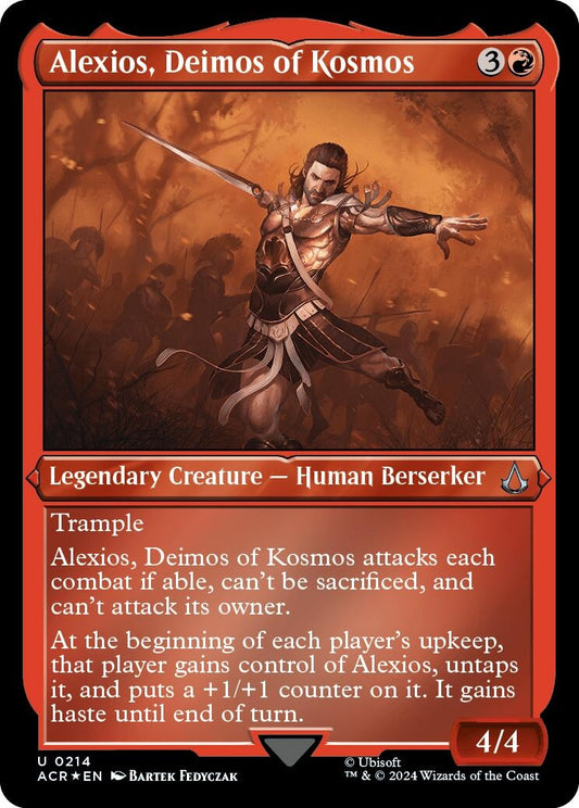 Alexios, Deimos of Kosmos (Foil Etched) (214)