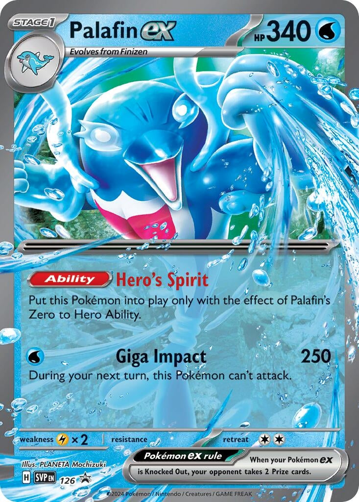 Image for Palafin ex - 126 (126) - Pokemon