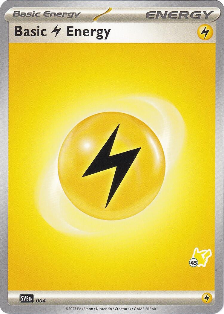 Image for Basic Lightning Energy - Pikachu 43 (004) - Pokemon