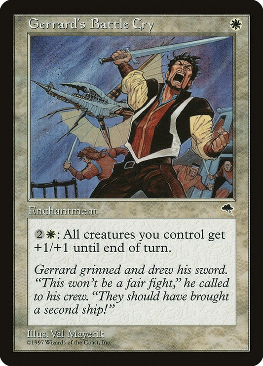 Image for Gerrard's Battle Cry (21) - Magic: The Gathering