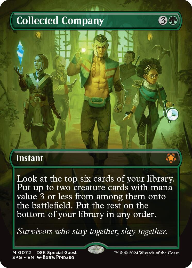 Image for Collected Company (Borderless) (72) - Magic: The Gathering